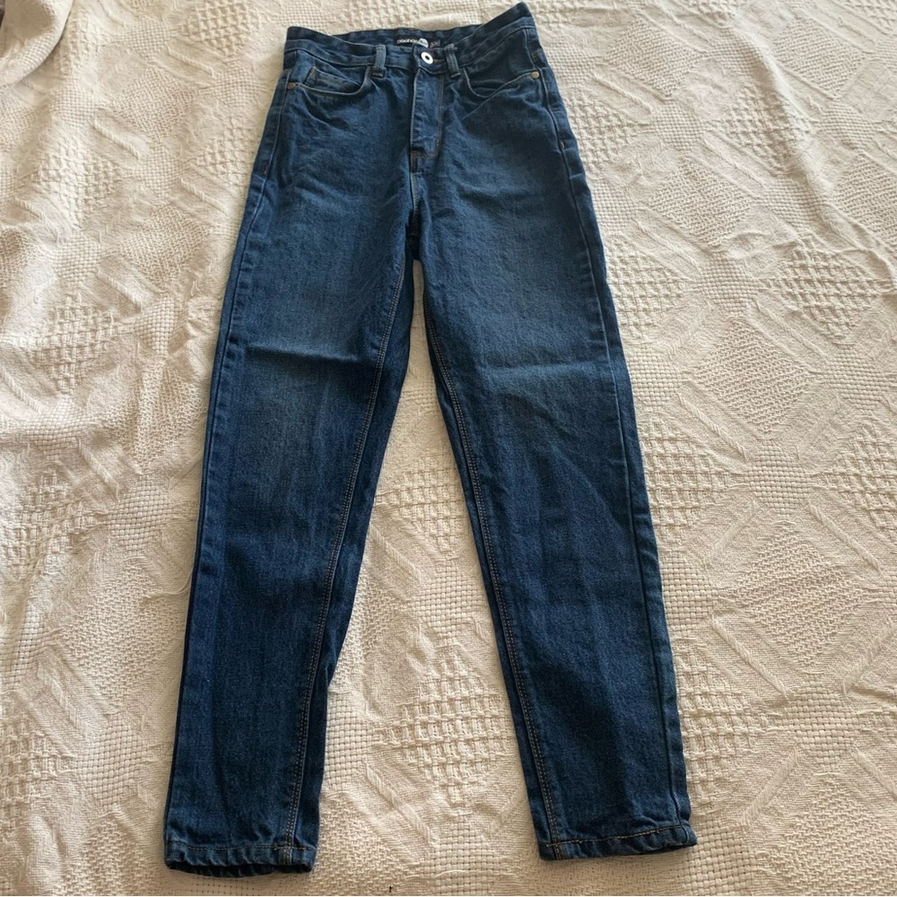 Boohoo Blue Ultra High Rise Jeans